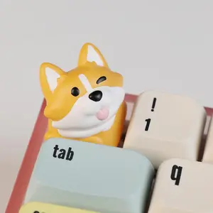 Viral Corgi Butt & Head Keycaps  | Level Up Your Mechanical Keyboard!