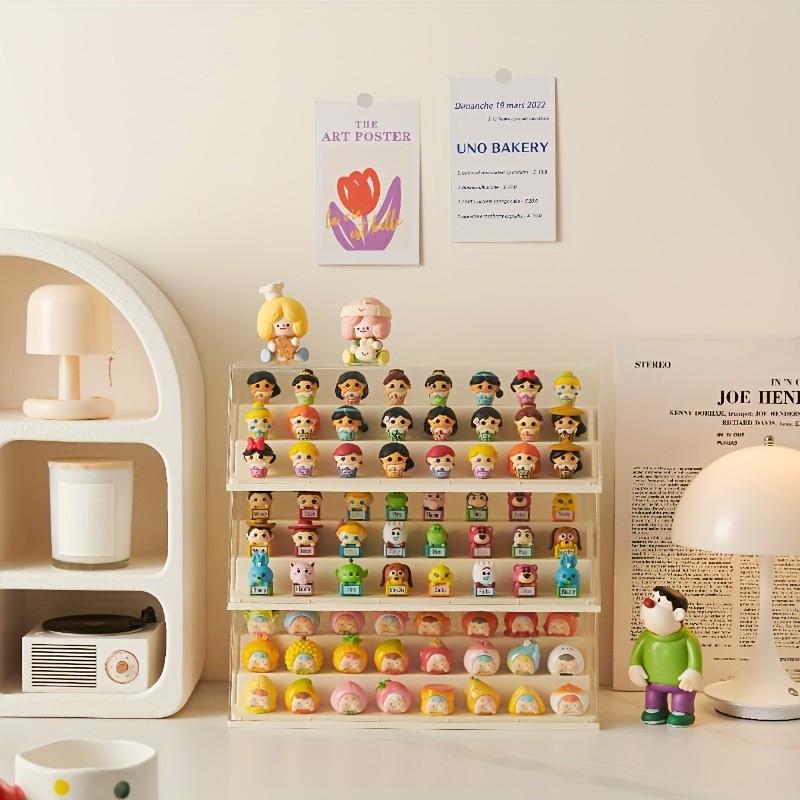 Popbean Doll Display Case Transparent Dustproof Moisture-Proof Ideal Collection Storage Box for Popbean Collectors