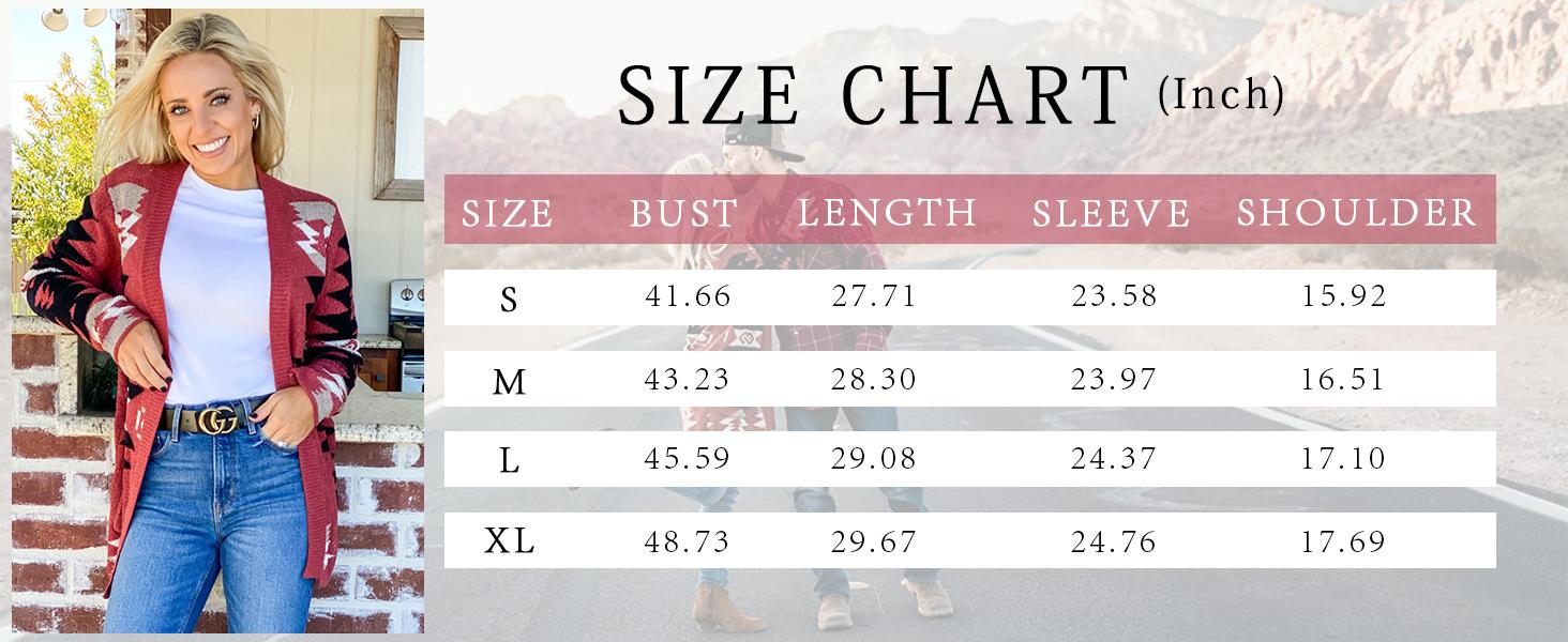 Saodimallsu Women Boho Cardigan Aztec Open Front Loose Slouchy Sweaters Tribal Long Sleeve Knitted Christmas Jacket Coat Chic Casual