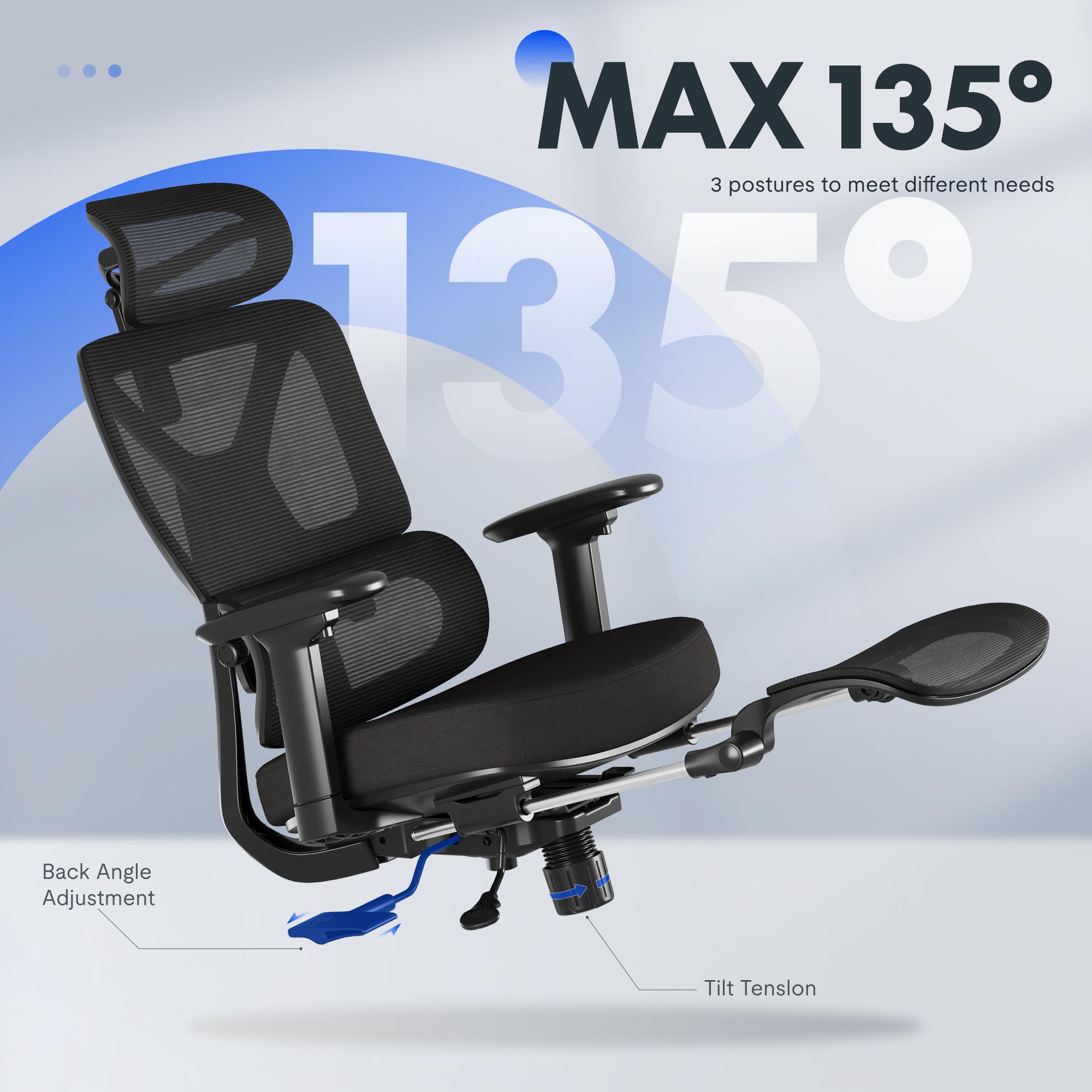 【TikTokShopBlackFriday】FLEXISPOT ErgoX Foam Premium Ergonomic Office Chair with Footrest, Adjustable 3D Armrests, Dynamic Lumbar Support, Recline & Tilt Function, Mesh or Foam Seat, Adjustable Height & Seat Depth for Home and Office 【TikTokShopBlackFriday】FLEXISPOT ErgoX Foam Premium Ergonomic Office Chair with Footrest, Adjustable 3D Armrests, Dynamic Lumbar Support, Recline & Tilt Function, Mesh or Foam Seat, Adjustable Height & Seat Depth for Home and Office