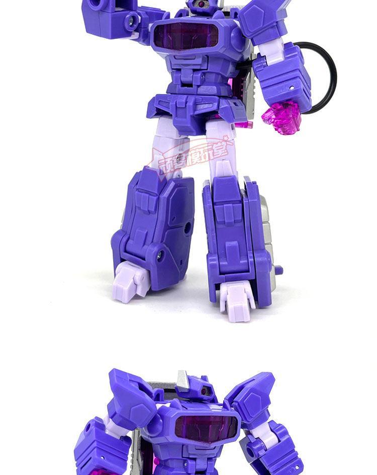 10cm Transformable Toy Shockwave Soundwave Powerglide Small Scale G1 Animated Robot Model Figurine Boy Gift