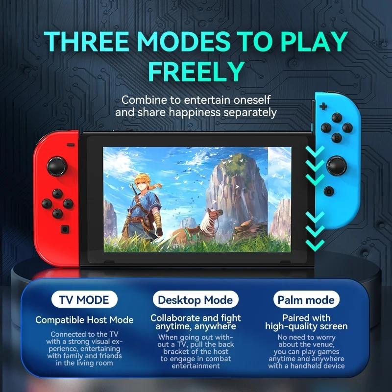 New Joycon Game Controller for Switch, Bluetooth-compatible Wireless Joystick with Trubo Function, Video Game Console Accessory