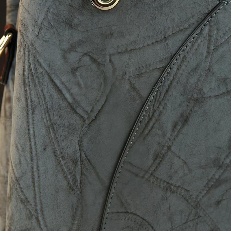 Elegant Vintage Patchwork Handbag, Large Capacity Commuter Tote Bag, Lightweight Luxury Mom Bag, Single Shoulder Crossbody Bag