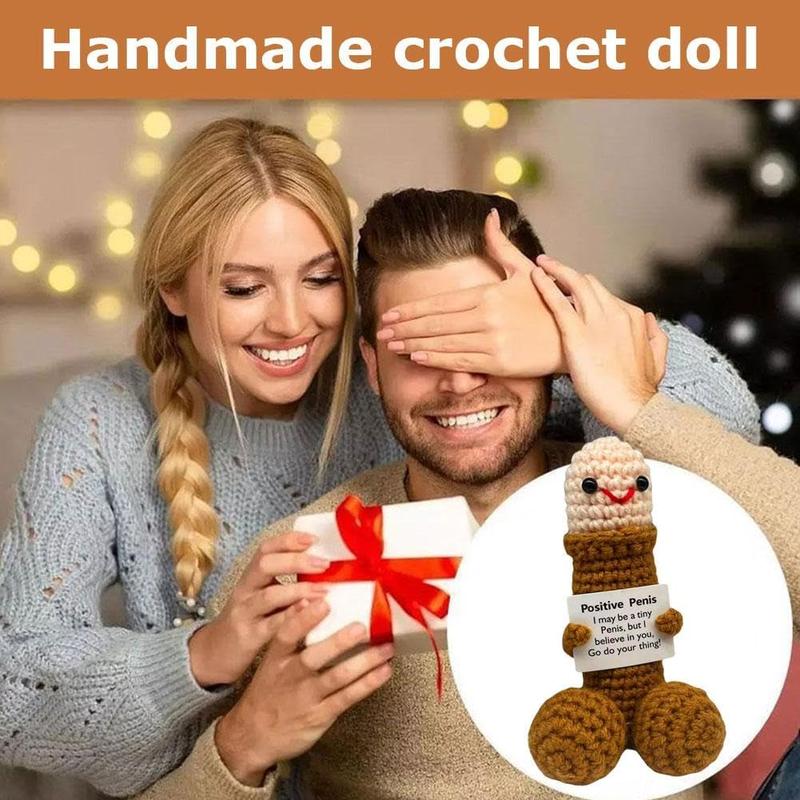 Funny Emotional Cute Crochet Doll, 1 Count Creative Knitted Decor with Positive Message Card, New Year Birthday Gift,Gifts Boyfriend,Fun Desk Decoration, Inspirational Gift for Friends Women,Support Plushies,Cuddly Doll Gift, Halloween Toy Funny Emotional Cute Crochet Doll, 1 Count Creative Knitted Decor with Positive Message Card, New Year Birthday Gift,Gifts Boyfriend,Fun Desk Decoration, Inspirational Gift for Friends Women,Support Plushies,Cuddly Doll Gift, Halloween Toy