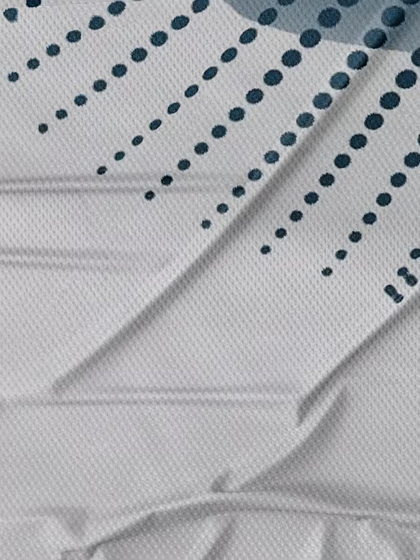 Men's Casual Sporty Top, Polyester Fabric, Regular Fit, Fashionable Round Neck, Easy Care, Stylish Versatile Men's T-Shirt New Arrival