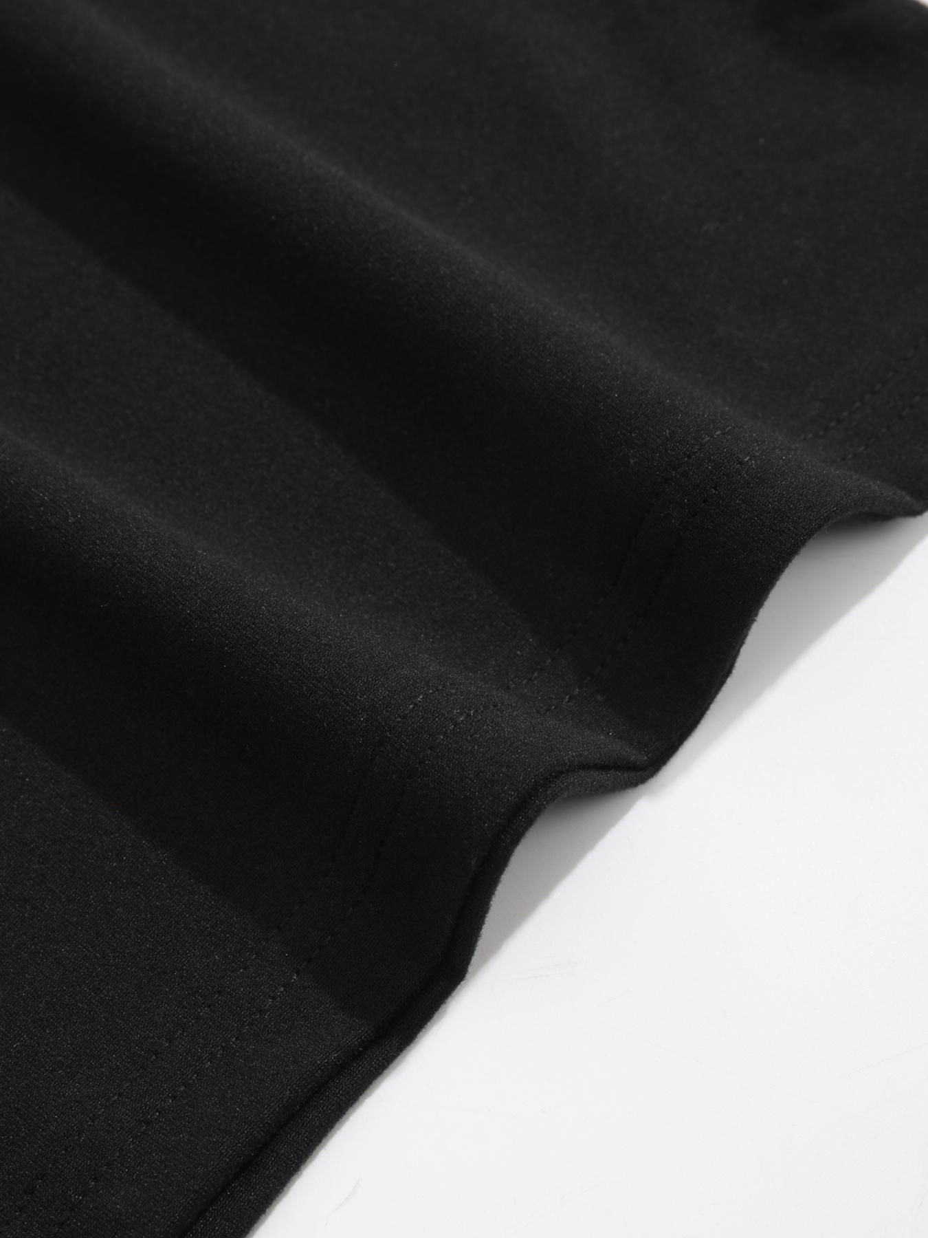 Women's Fashion Casual Short Sleeve Set, Plain Loose-Fitting High Waist Pants & Top, Spring & Fall, Plus Size