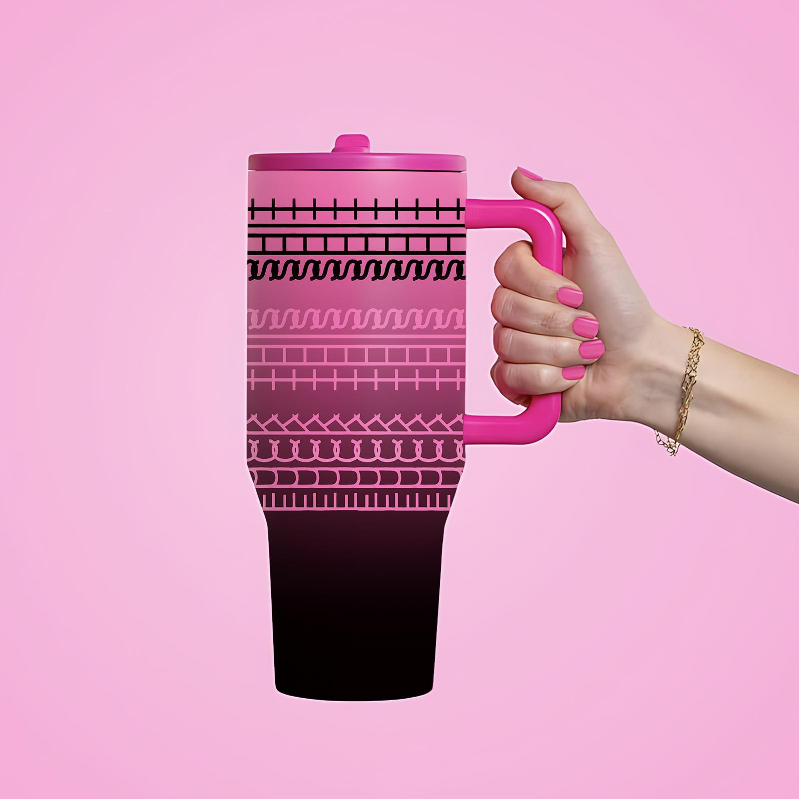 1 PC 40 Oz Stainless Steel Hidden Message Tumbler, Sarcastic Design Funny Coffee Mug for Coworkers & Work Besties Unique, Gift Idea for Women Men, Tumbler Gifts For Coworker, Black Leak Proof Sarcastic and Funny I'm Fine Message Ceramic Tumbler.