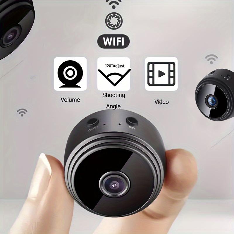 OURLIFE Wireless Mini Camera, USB Rechargeable Smart Home Security Camera, Wireless Indoor Camera with Remote View, Android APP Control Security Camera for Home, Office