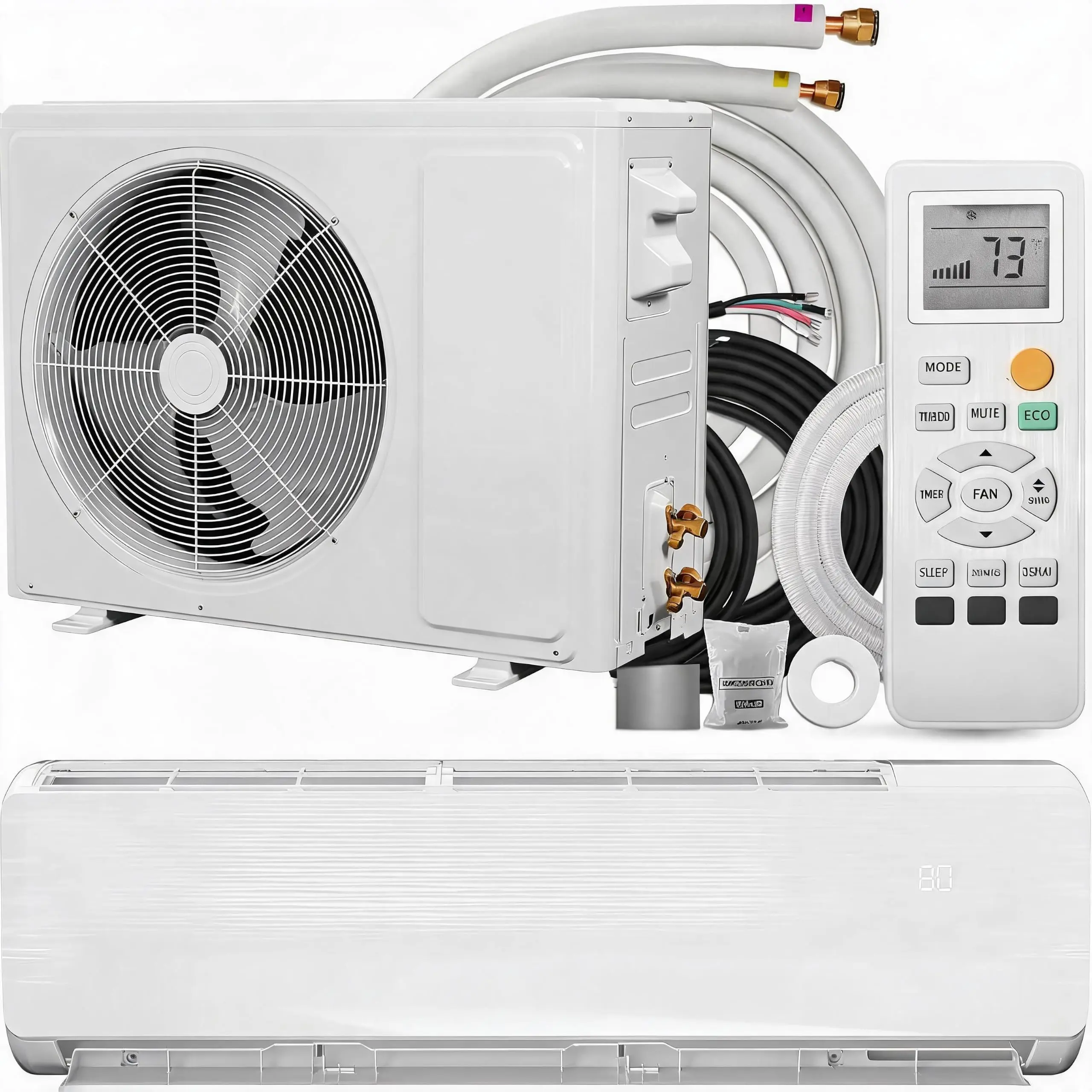 19 SEER2 18000 BTU Mini Split Air Conditioner with Heat Pump