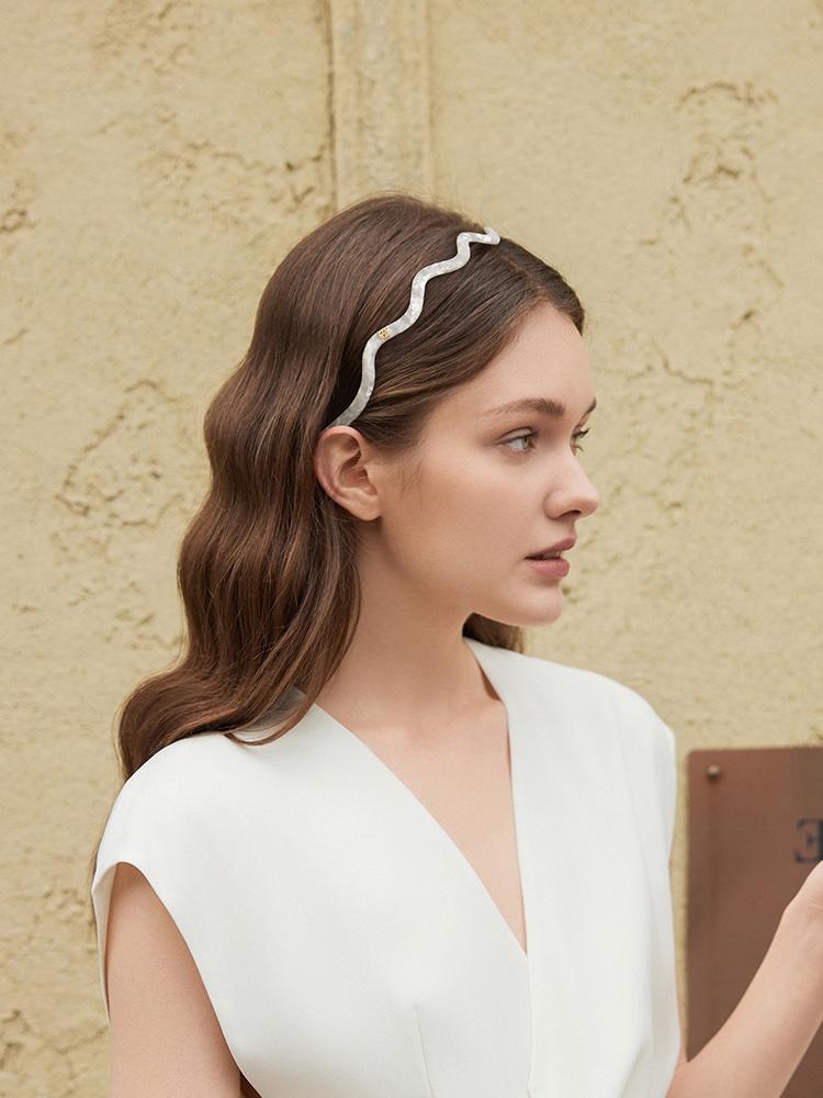 Wavy Glasses Headband,Eyewear-Friendly Hair Band,No Pressure Headache Non-Slip Thin Headband for Women | EVITA PERONI