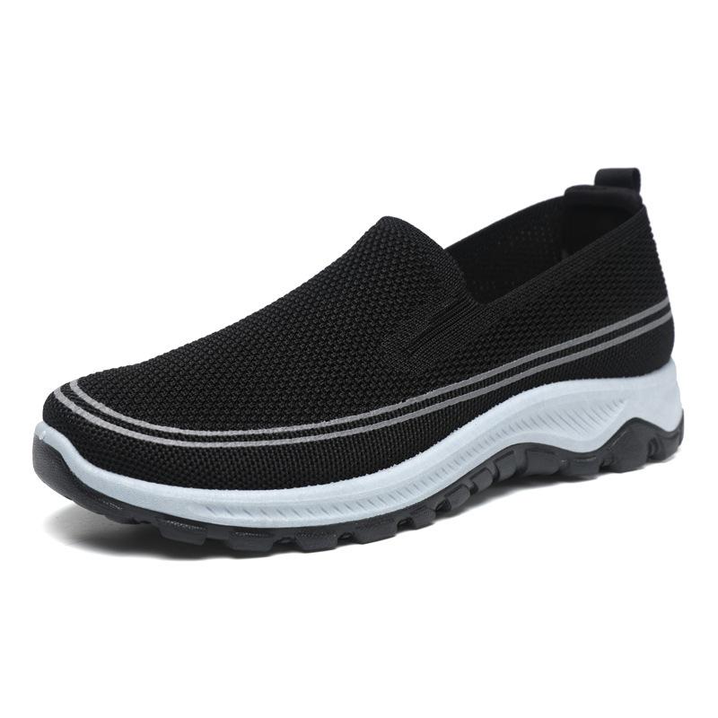 Summer slip-on loafers 2026 new model mesh dad shoes breathable lightweight casual shoes unisex shoes