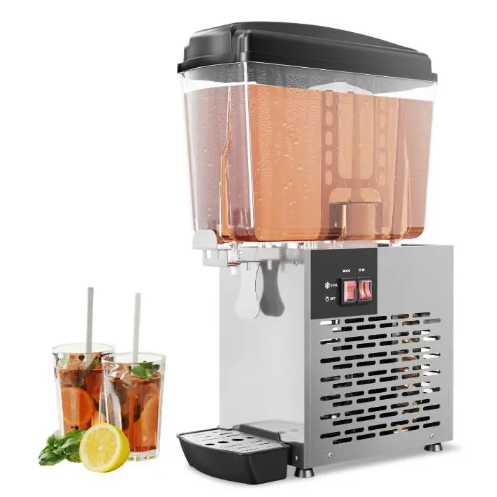 Garvee Commercial Beverage Dispenser 4.8Gal, 150W Drink Dispenser, Silver