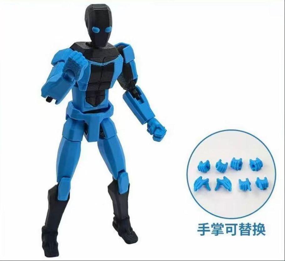 3D Printed Invincible Boy Titan13 T13 Dummy13 Multi-Jointed Movable Action Figure - Articulating Figurine, Collectible Figurine, Desktop Ornament Toy