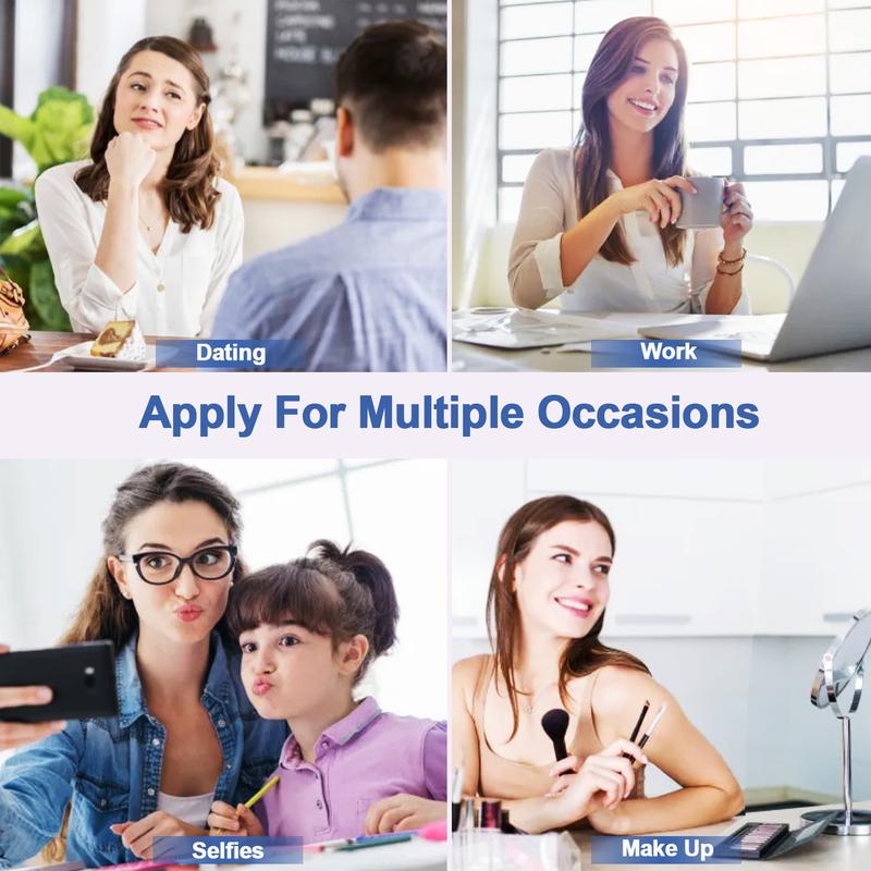 V-Shape Face Lift Tape 40 Tapes 4 Straps Silicone Double Chin Reducer Invisible Adjustable Reusable Waterproof Instant Lift Up to 6 Hours Perfect for Photos Events Daily Use