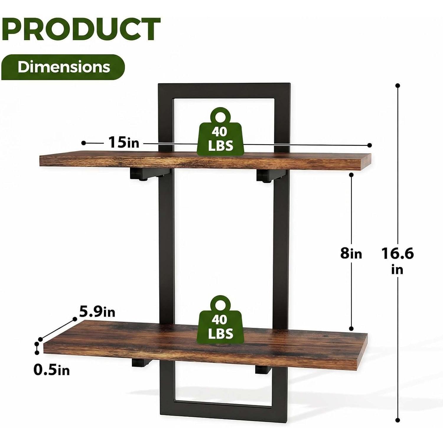 Wall Planters for Indoor  Window  Shelves Vertical  Holder Wall Decor  Stand Indoor Floating Shelves for  Hangers for Living Room Bedroom Bathroom