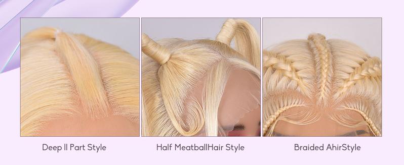 36 Inch Blonde Wig Human Hair 200% Density 613 13x4 Lace Front Wig Human Hair Body Wave HD Blonde Lace Frontal Wig Pre Plucked 613 Lace Front Wig Human Hair