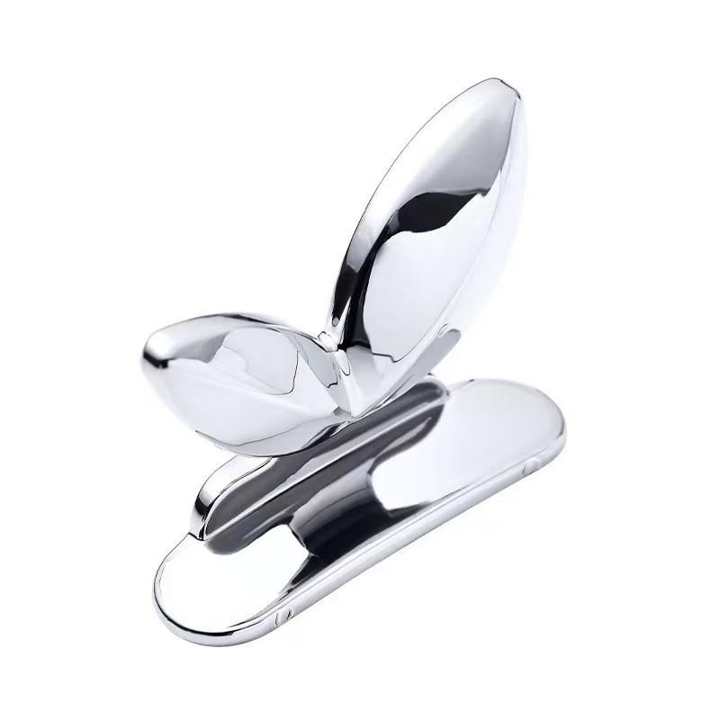 3-Pack Toilet Lid Handle, Self-Adhesive Leaf Design, Easy Install, Multi-Purpose Grip, Fits Toilet Lid/drawer/cabinet, Bathroom Home Accessories