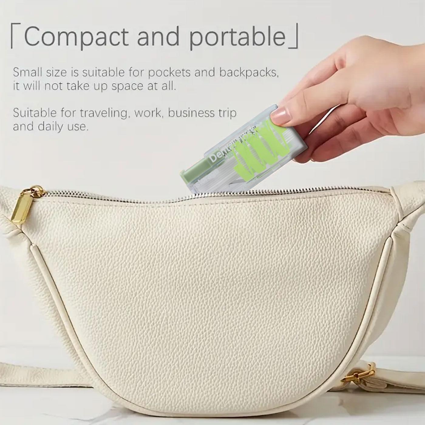 Portable Dental Floss Dispenser, Stylish Lighter Design, Automatic Toothpick Holder, Ideal for Home and Travel Use