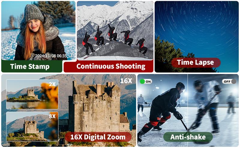 Camkory Retro 4K Vlogging Digital Camera with 180° Flip Screen – 2025 Newest Autofocus Camera, 16X Zoom, Flash, Anti-Shake, 32GB TF Card & Battery Charger Included, Perfect for YouTube, TikTok, Travel & Gifts Camkory Retro 4K Vlogging Digital Camera with 180° Flip Screen – 2025 Newest Autofocus Camera, 16X Zoom, Flash, Anti-Shake, 32GB TF Card & Battery Charger Included, Perfect for YouTube, TikTok, Travel & Gifts