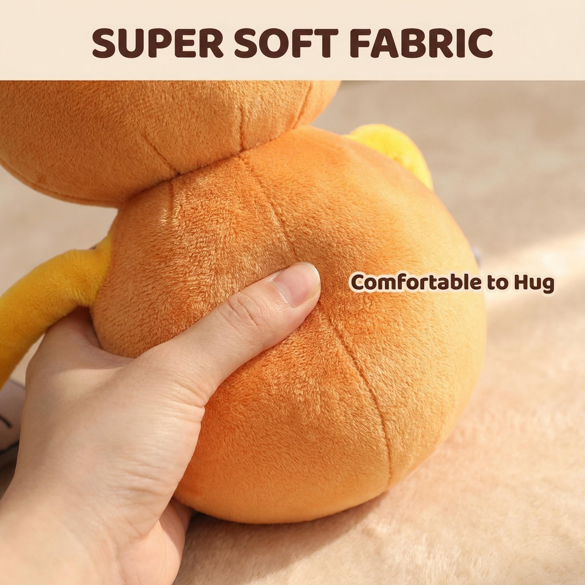The Land of Boggs Boe Plush Stuffed Animal | Ultra Soft Squishy Plushie Toy | Adorable Boe Character Figure with Detachable Iconic Drink & Phone Props | Cute Collectible Plush for Fans | Great Gift Idea for Kids, Friends and Anime & Cartoon Lovers
