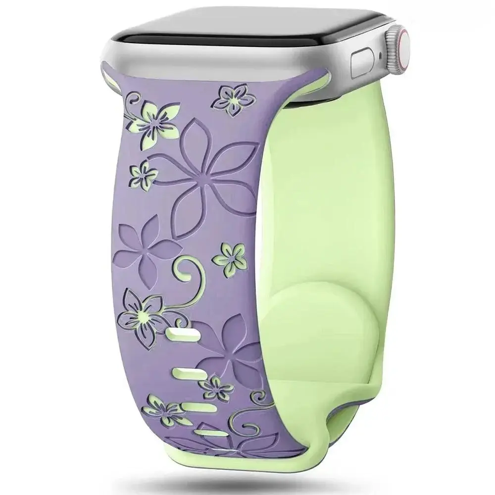 purple green