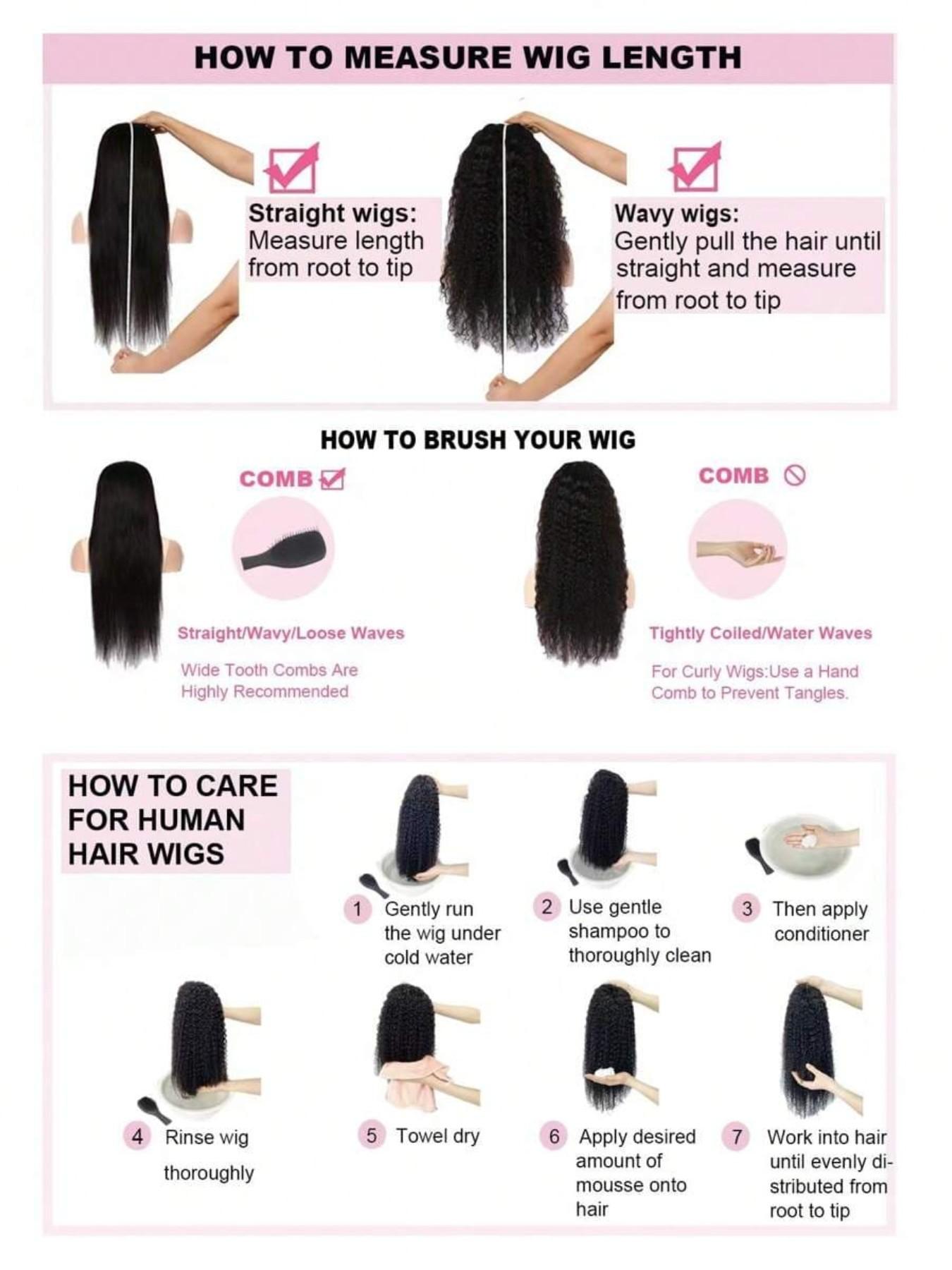 4x4 Straight Lace Closure Human Hair Wig, 10-16 Inch Short Bob, Transparent Lace Part, Natural, Pre-Pulled Hairline, Multiple Colors Available