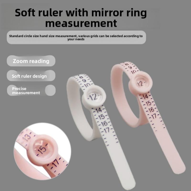 Ring Sizer Tool, Measuring Ruler for Accurate Measurement, Available in Three Colors, Essential Jewelry Making Accessory, Easy-To-Use Finger Gauge, Accuracy