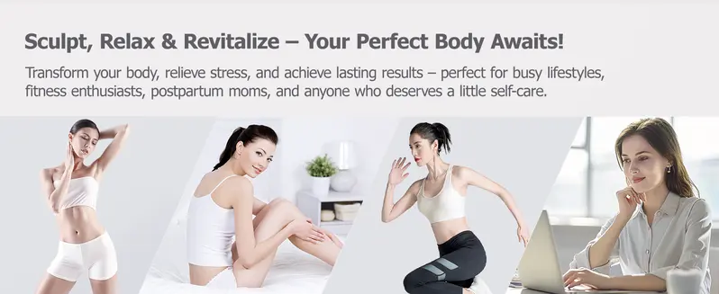 Product Introduction of Handheld Body Massager for Legs & Belly - Lymphatic Drainage & Anti Cellulite Tool with Heat, Vibration - Electric Sculpting Machine Reduces Stretch Marks + Cellulite White Detox Gift 6