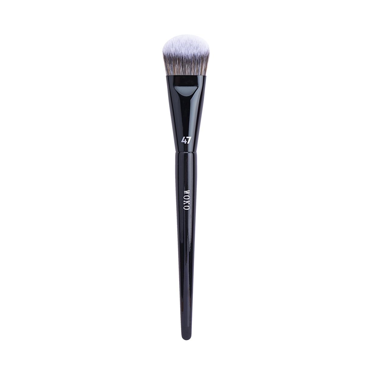 Professional Makeup Brush, 47 Foundation Brush Broom, Shadow Liquid Cream Blender, Angled Blush Brush, Cosmetic Tool for Precision Application