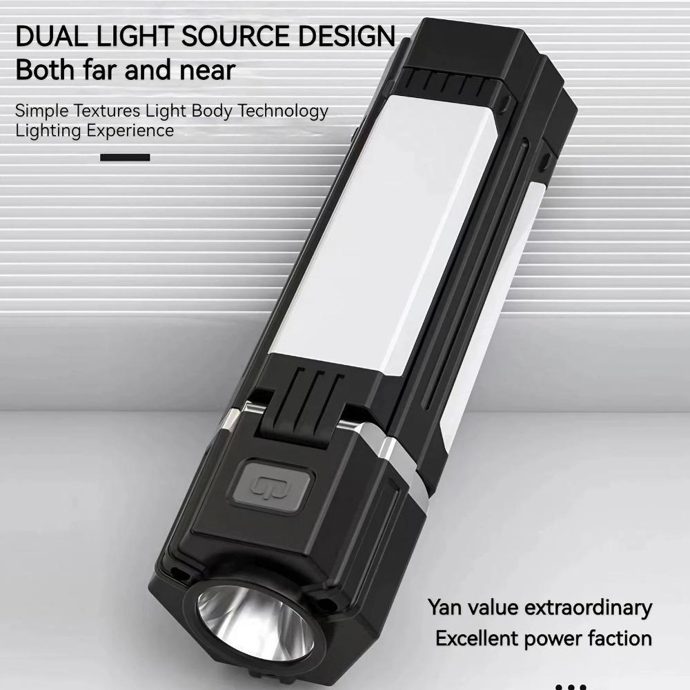 Portable Magnetic USb Camping Light, Adjustable LED Tent Lamp with SOs Emergency Signal, Rechargeable Flashlight for Outdoor Adventure Car Home Safety Efficient Lighting