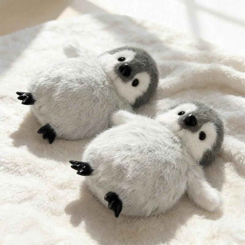 Kawaii Penguin Plush Doll - Durable Soft Fluffy Stuffed Animal, Unisex Names One Size Collectible Toy, Hand Washable Soft Cuddly Gift for House Decoration
