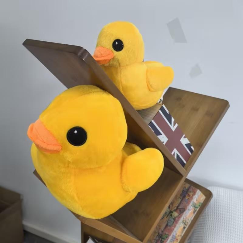 New Large Duck Plush Pillow Stuffed Animal Toy, Soft Texture, Beautiful Color, Cozy Cushion, Bedroom Living Room Sofa Decor (24cm*21cm*19)