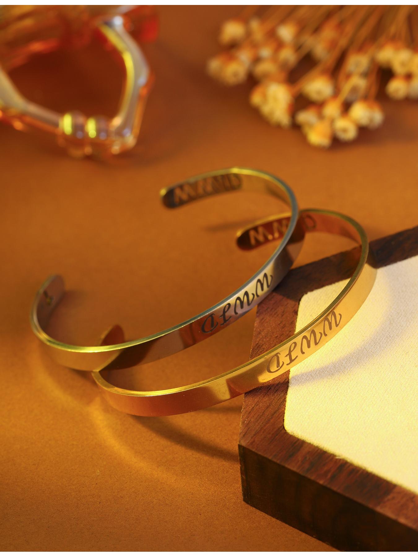 1pc WWJD 18K gold-plated stainless steel bracelet with engraved cross, ideal inspirational gift for couples/siblings, for events/daily wear (no box).