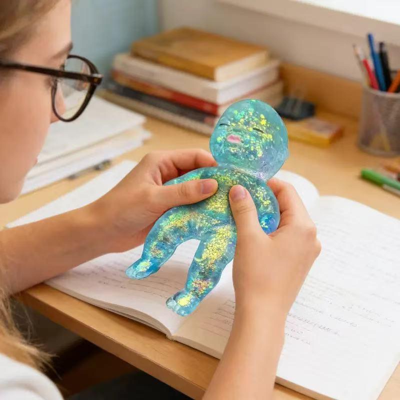 Slow Bounce Stress Relief Ball Toy, Soft Tpr Sensory Decompression Ball, Party Gift, Summer Sensory Relaxation Toy