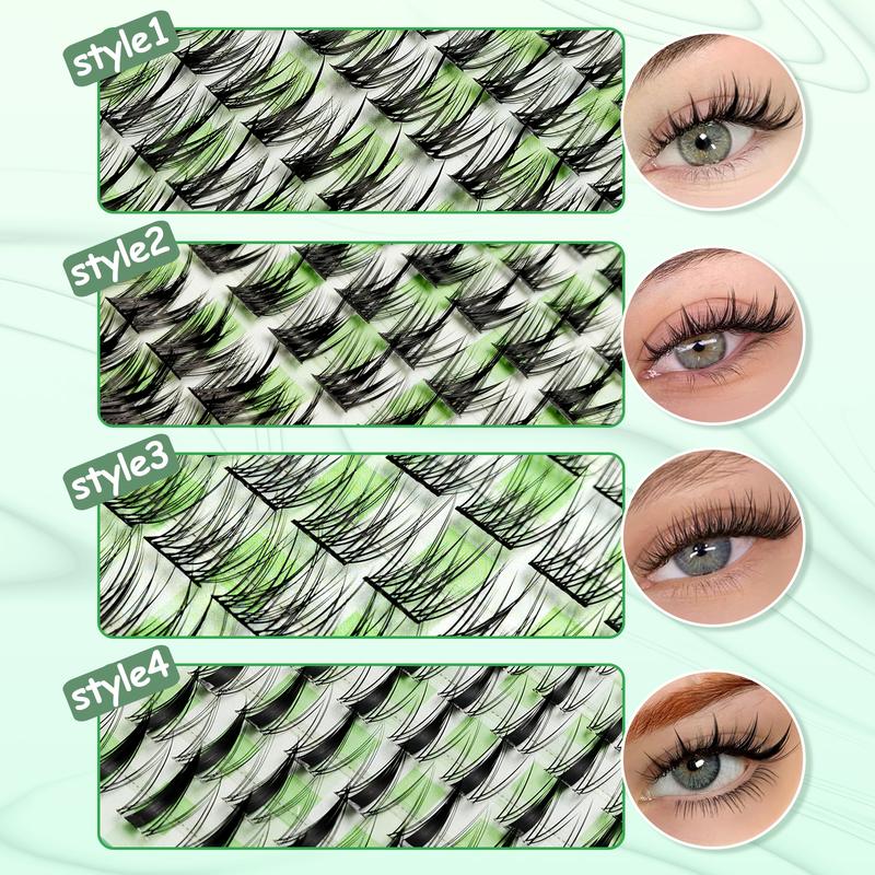 Natural Drifting Eyelash Clusters, Anime Style Lashes, Pointed Individual Extensions, C Curl Single Root, 8-16mm Bottom Cluster, DIY Home Use Natural Drifting Eyelash Clusters, Anime Style Lashes, Pointed Individual Extensions, C Curl Single Root, 8-16mm Bottom Cluster, DIY Home Use