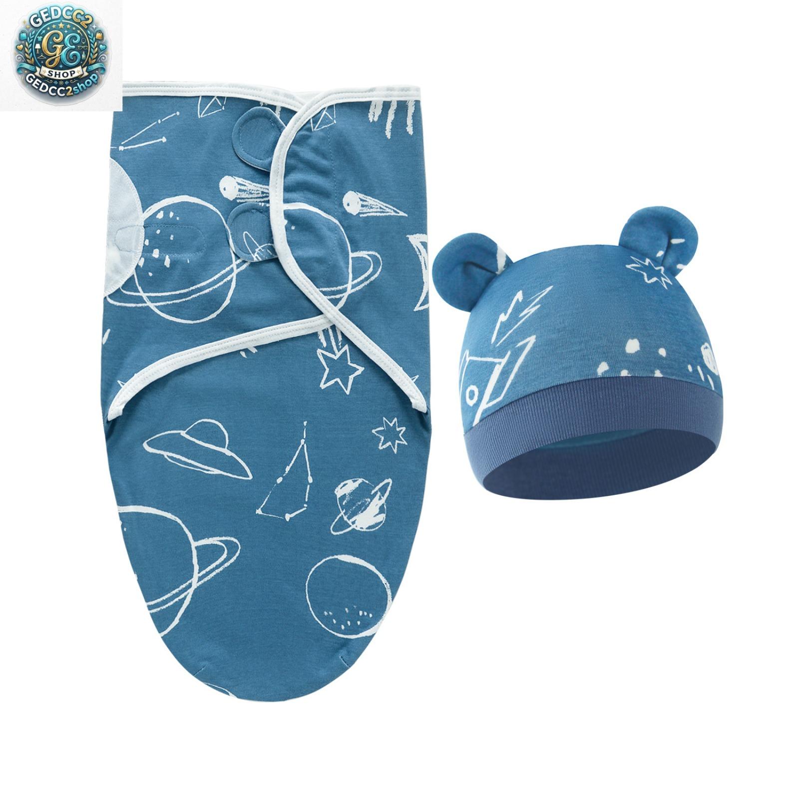 100% Cotton Baby Swaddle Blanket, Newborn Swaddle Wrap for 0-6 Months, Lightweight Infant Sleep Sack for Spring, Summer & Fall