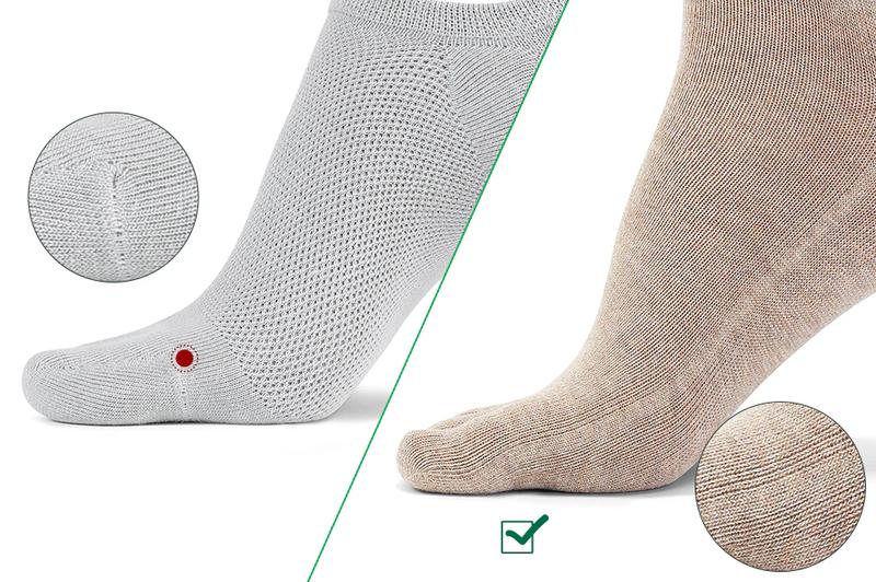 Saguaro Barefoot Toe Socks Seamless Ultra Comfort | Running Gym Socks | Breathable & Lightweight Outdoorfun