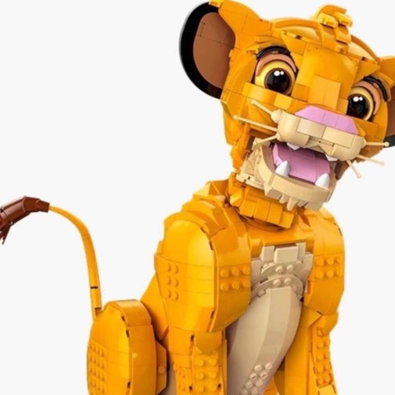 2026 exquisite animal 1445 pcs set lion building blocks toys, perfect for Christmas and birthday 43247 Building Blocks Puzzle Model Toys Sets Birthday Christmas Gifts