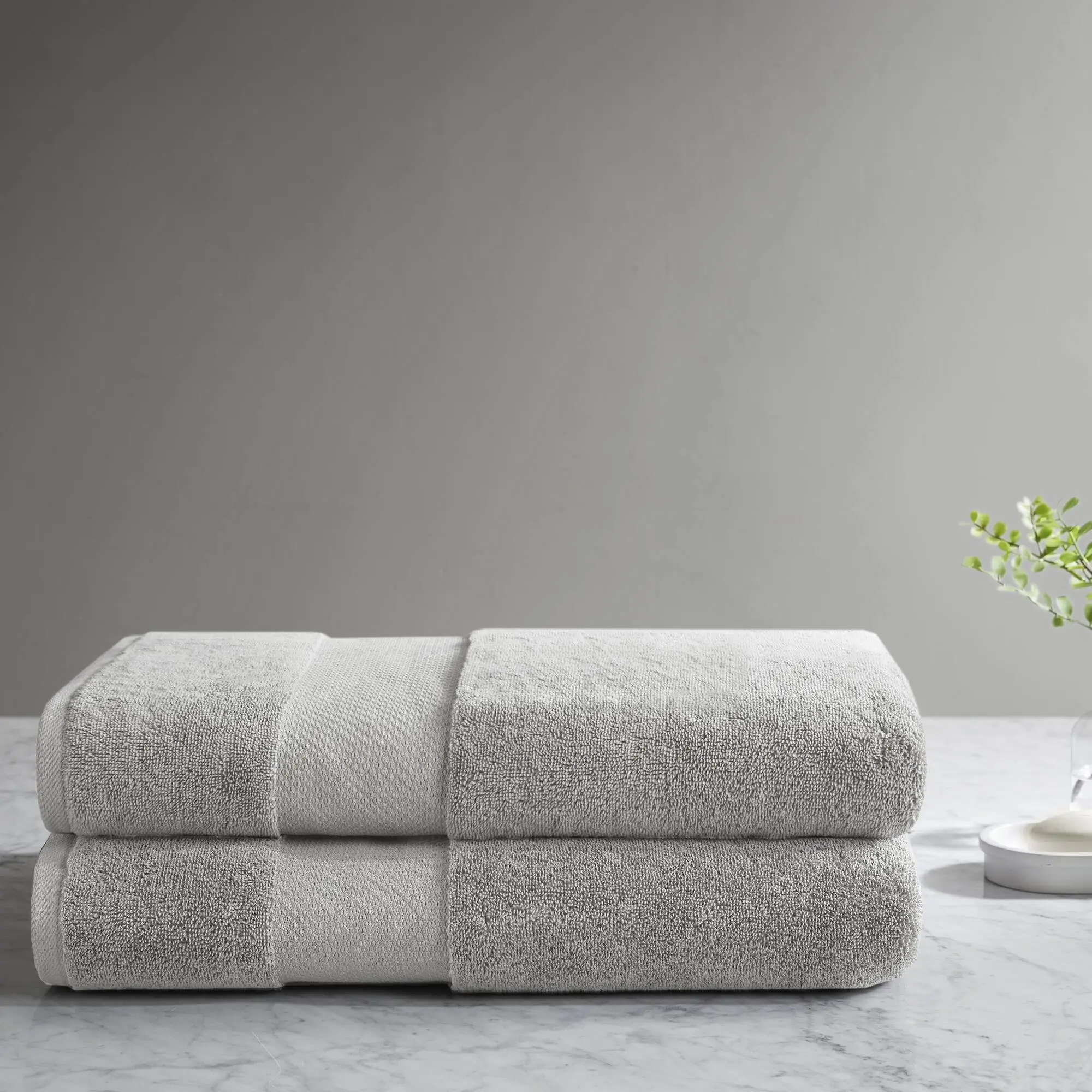 Nokaa 2-Pack 35x70 Inch 100% Cotton Bath Sheet Set, Extra Large Oversized Bath Towels, Soft Absorbent Luxury Bath Sheets for Bathroom, Spa, Hotel, Grey, 2 PCS, Home Furniture and Household Product Search Terms for US Online Shopping