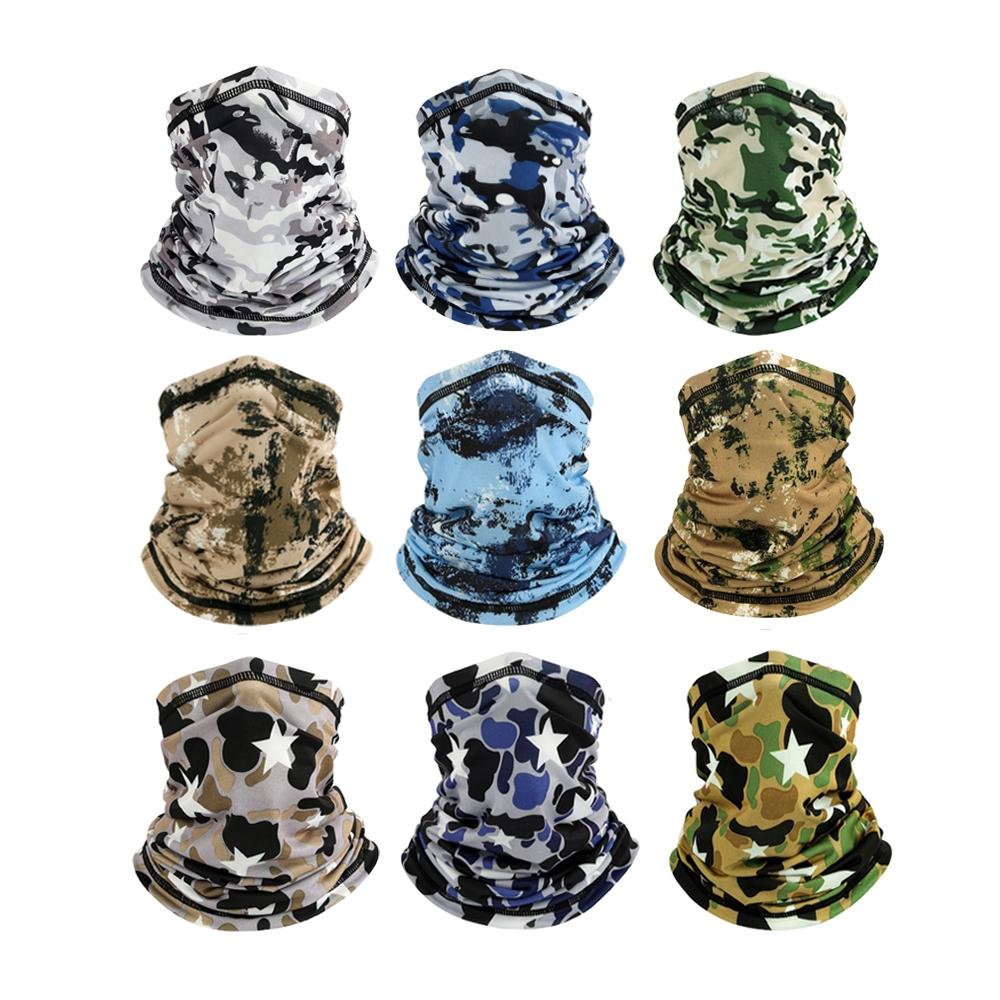 Outdoor Sports Neck Gaiter (9 Counts/set), UV Protection Neck Wrap, Breathable Sun-resistant Face Mask, Breathable Face Cover for Men & Women, Sports & Outdoor Accessories