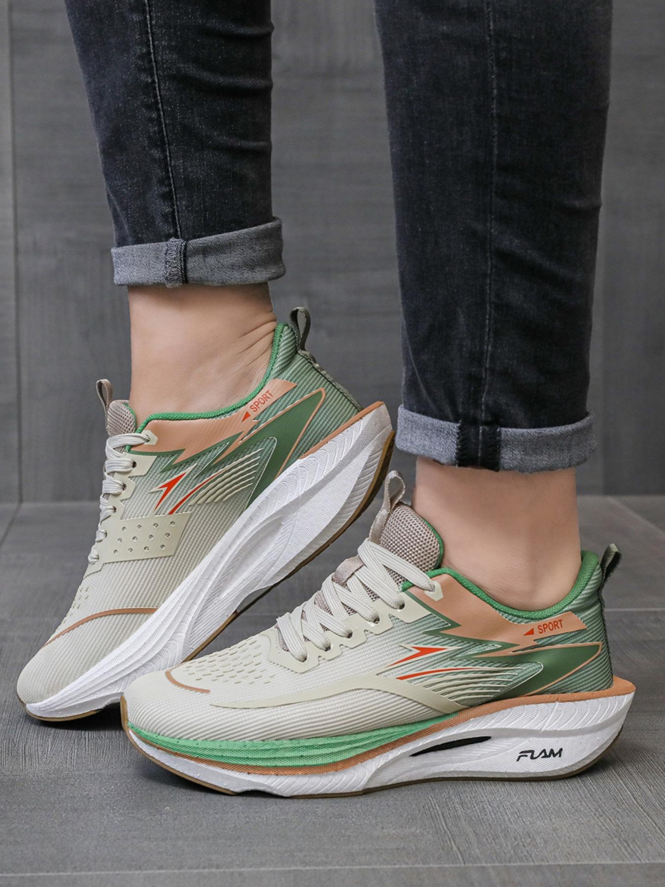 Men's and Women's Super-Light Sporty Running Shoes, Outdoor Running Sneakers, Enhanced Cushioning and Foot Support Athletic Shoes for Long Distance Runs