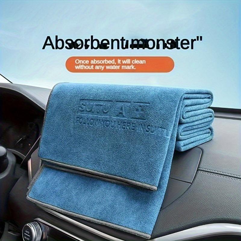 1pcs Car wash special towel - thickened water absorbent, super large glass brush, car interior cleaning cloth