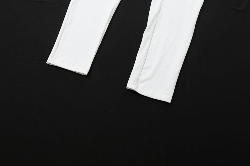 DOUCIU Basic Solid Color Simple Casual Versatile Tight Sexy Hot Cool Street Style Women'S Thin High Elastic Halter Neck Skinny Jumpsuit