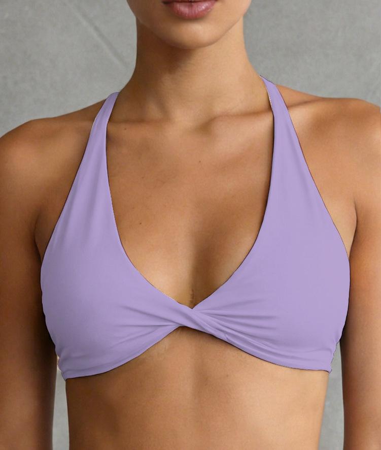 Nude-feel Pilates yoga clothing for women, sports bra, yoga bra, outdoor running, cross-back design for a beautiful back, fitness wear