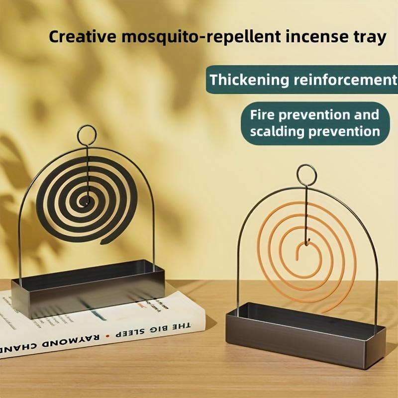 One Mosquito Coil Holder, Made of Metal, Suitable for Hanging Mosquito Coils or Sandalwood Incense, Suitable for Decorating Living Rooms/bedrooms and Outdoor Camping