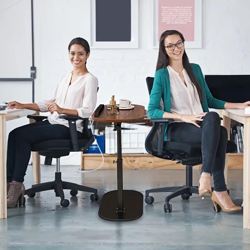 Portable Adjustable Folding Side Table, Laptop Desk for Home Office, Coffee Table & Bedside Sofa, Reception Area Use, Mother's Day Gift