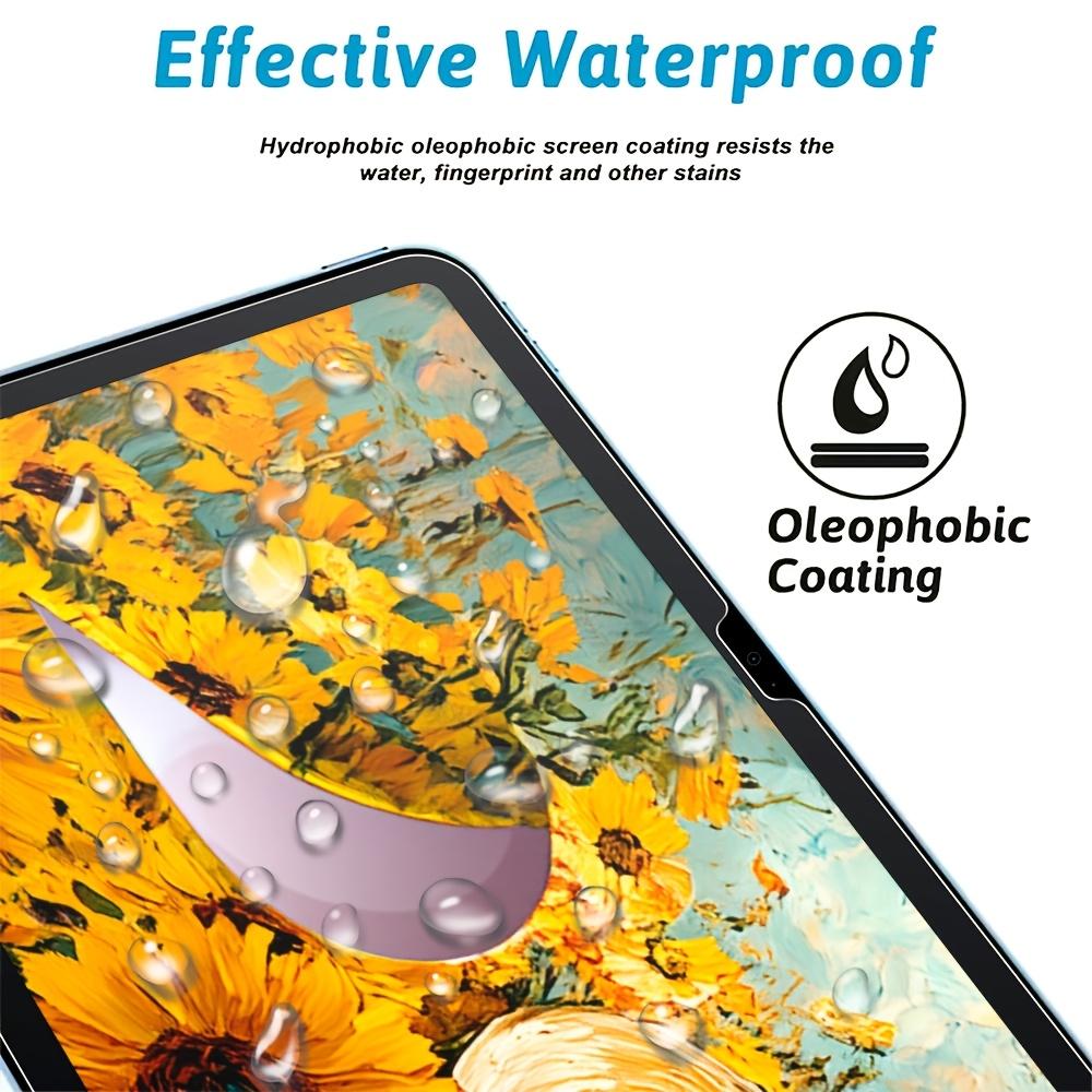 2pcs Screen Protector for iPad 10th/11th A16, 2.5D Arc Edge Design, Anti-Fingerprint, Clear Display Protection for Home Office Dorm