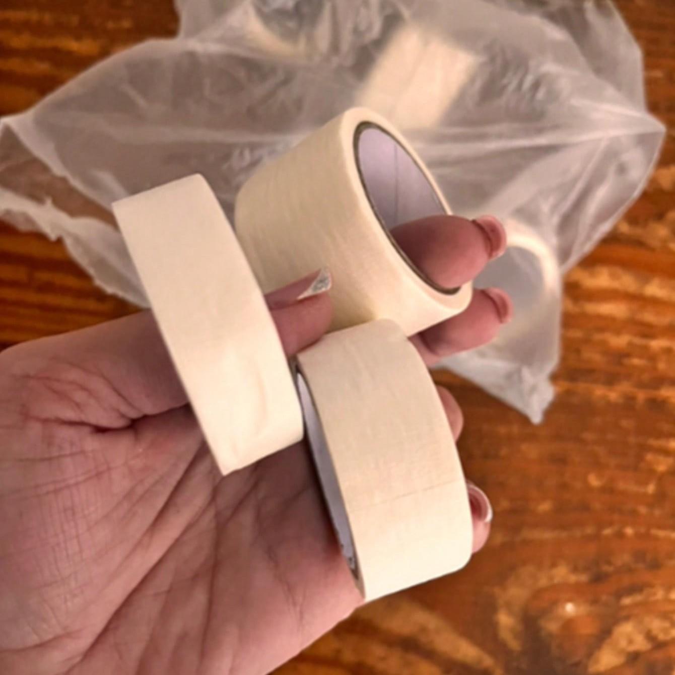 3 Roll Removable Masking Tape (0.59/0.79/1.18 Inches X 394 Inches), Artistic Watercolor Sketch Drawing Painting Frame, Medium Adhesion Adhesive, Paper Art Supplies