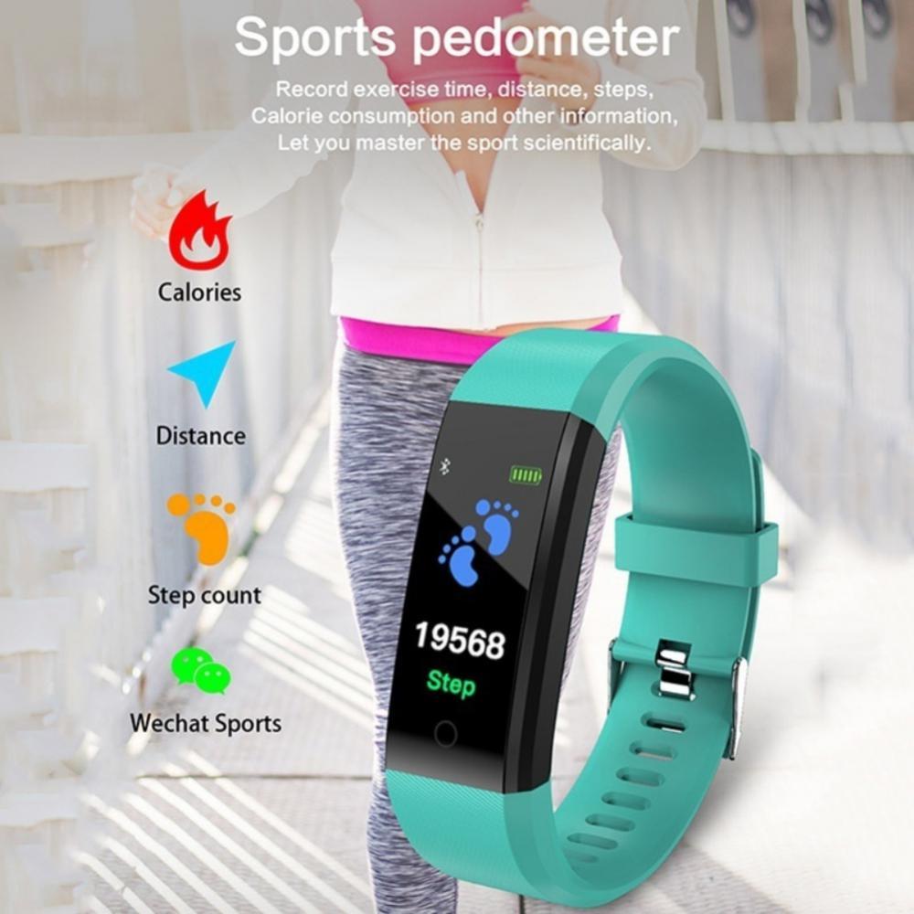 Waterproof Smartwatch for Men - Wireless Bluetooth Fitness Tracker, Android-Connected, Heart Rate Monitor, Camera Remote, Button-Operated Rechargeable Wearable, Walking Tracker, Phone-Compatible, Spanish/Russian/German Support, Everyday Sports Tech, Frenc
