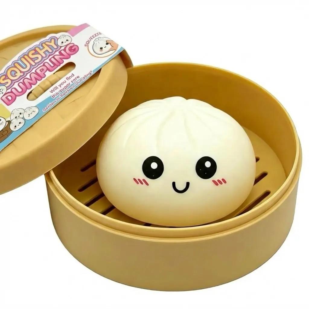 Expressive Big Dumpling Soft Toy Blind Box Mysecret Bun Stress Relief, Soft Tpr Material, Surprise Open, Perfect Gift for Kids, Squishies